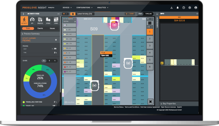 INSIGHT screen MAI product page - ProGlove wearable barcode scanners